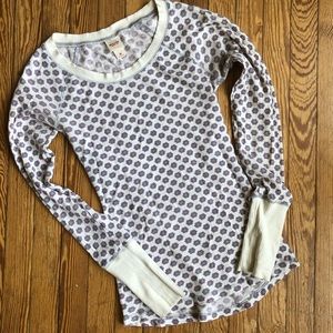 Cozy waffle knit shirt